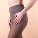 Fleecestrumpfhose grau
